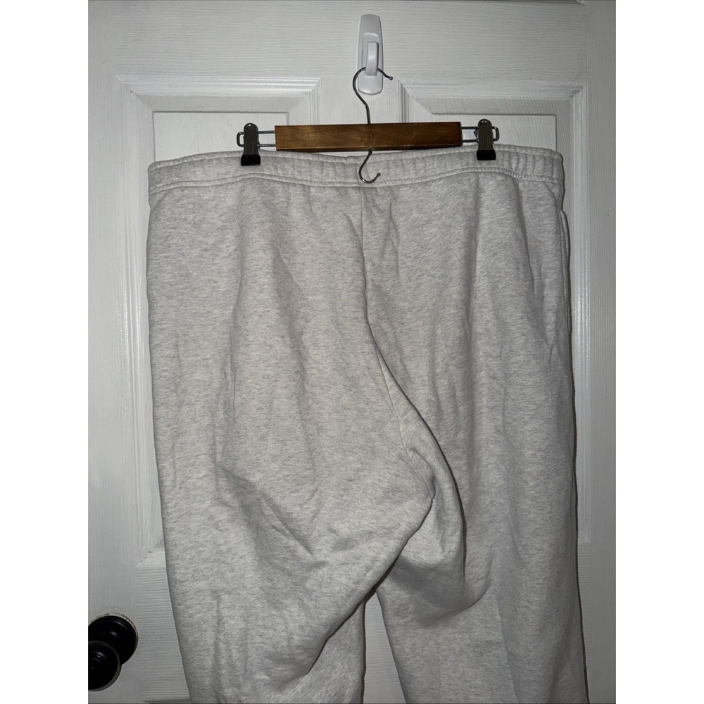 Aritzia Women's Cozy Light Gray Mega Fit Cotton Fleece Sweatpants Size XXL - Picture 3 of 7
